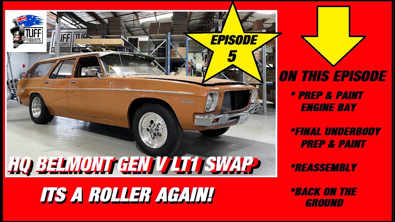 HQ BELMONT WAGON RESTO, Paint, Details, Suspension Time!!
