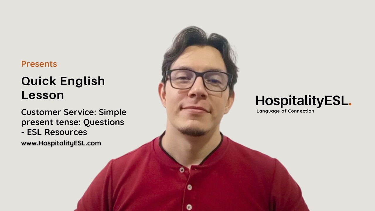 Unit 1️⃣All About Me | Simple Present Questions | Do & Does in Customer Service