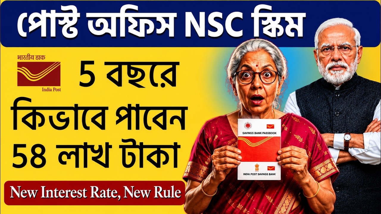 Post Office NSC Scheme 2026 | NSC Post Office Scheme in Bengali | National Saving Certificate