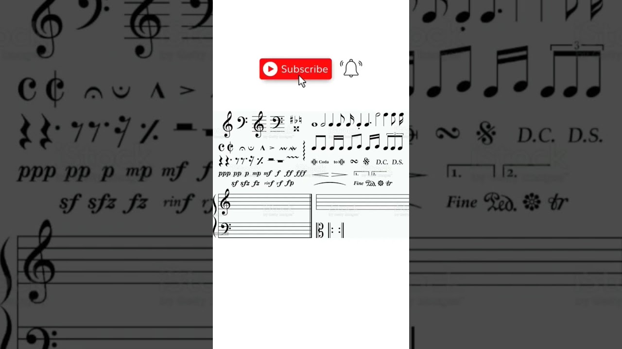 SIGNOS Y SÍMBOLOS MUSICALES BÁSICOS 
