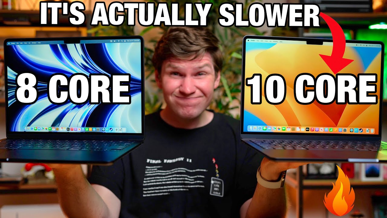 M2 MacBook Air 10 CORE VS 8 CORE GPU (This is not good...)