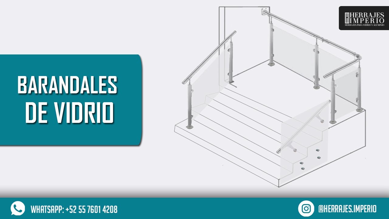 BARANDALES DE VIDRIO | HERRAJES IMPERIO