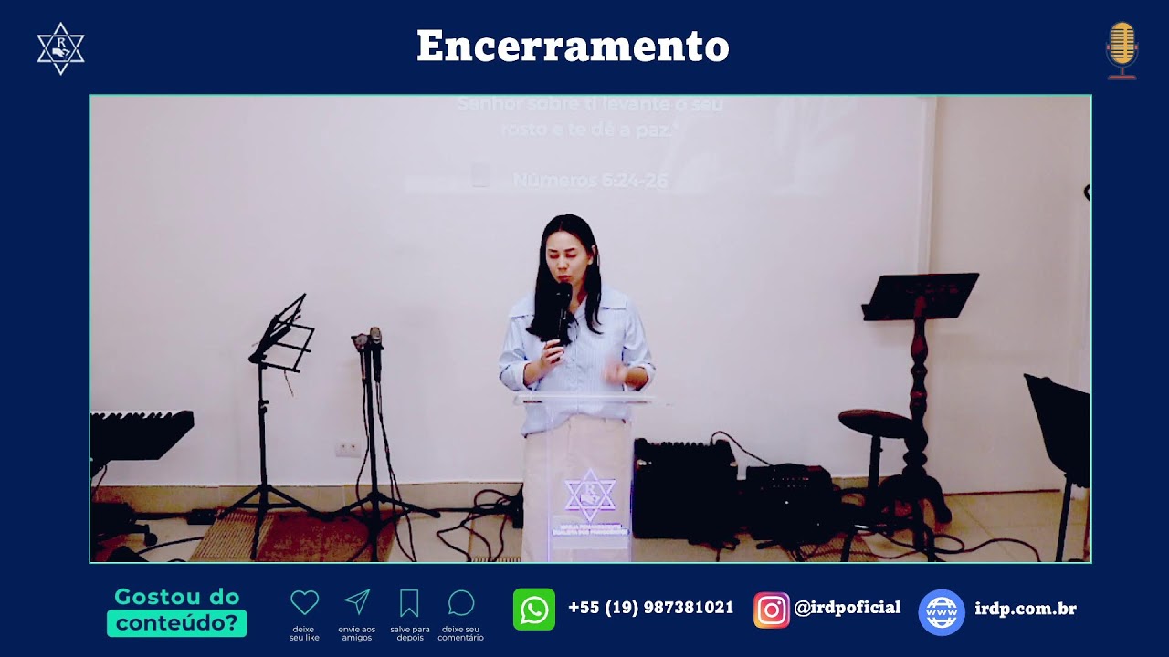 ESCOLA DA MANHÃ E CULTO - SÁBADO 21 de Fevereiro de 2026