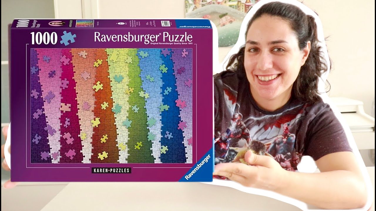 KAREN PUZZLES ! Ravensburger 1000 Parça Puzzle l Colors on Colors