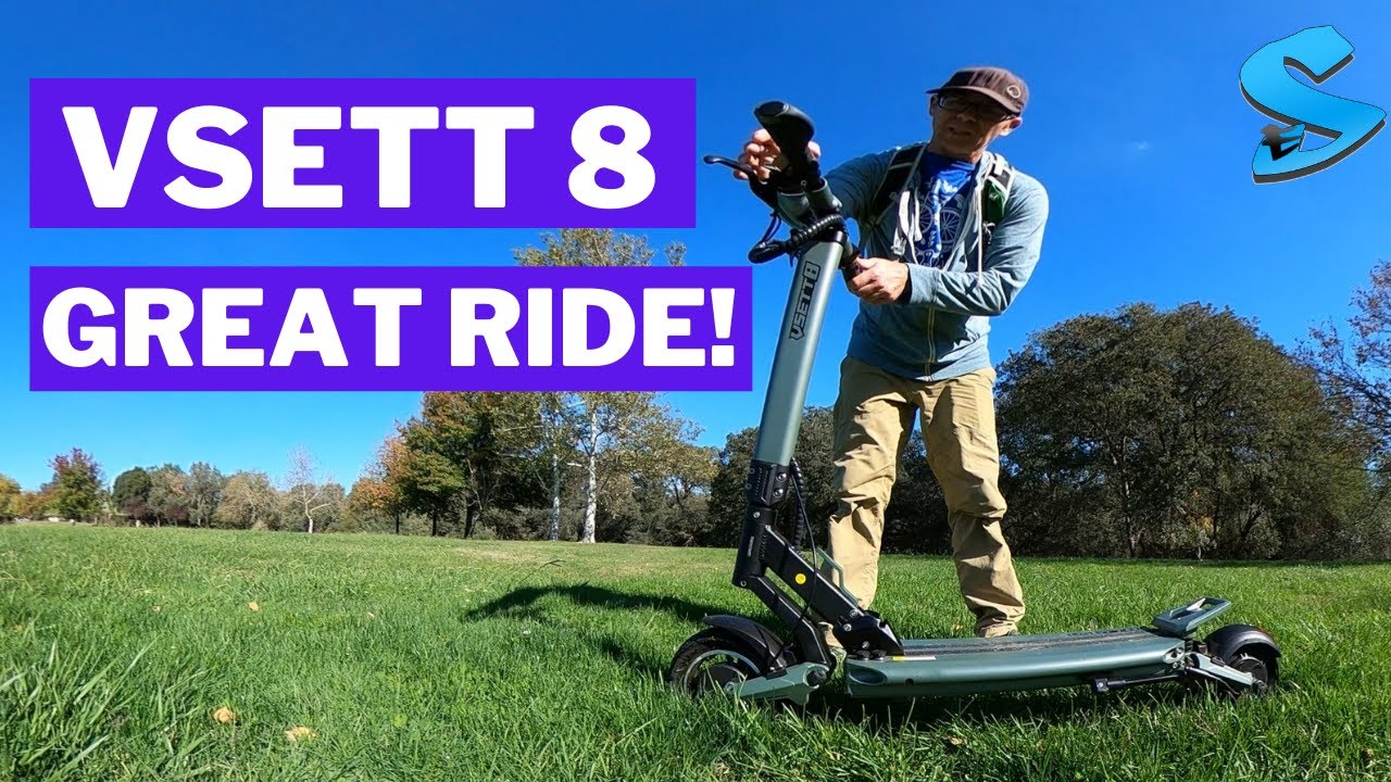 Vsett 8 E-Scooter Review | Great Riding Electric Scooter!