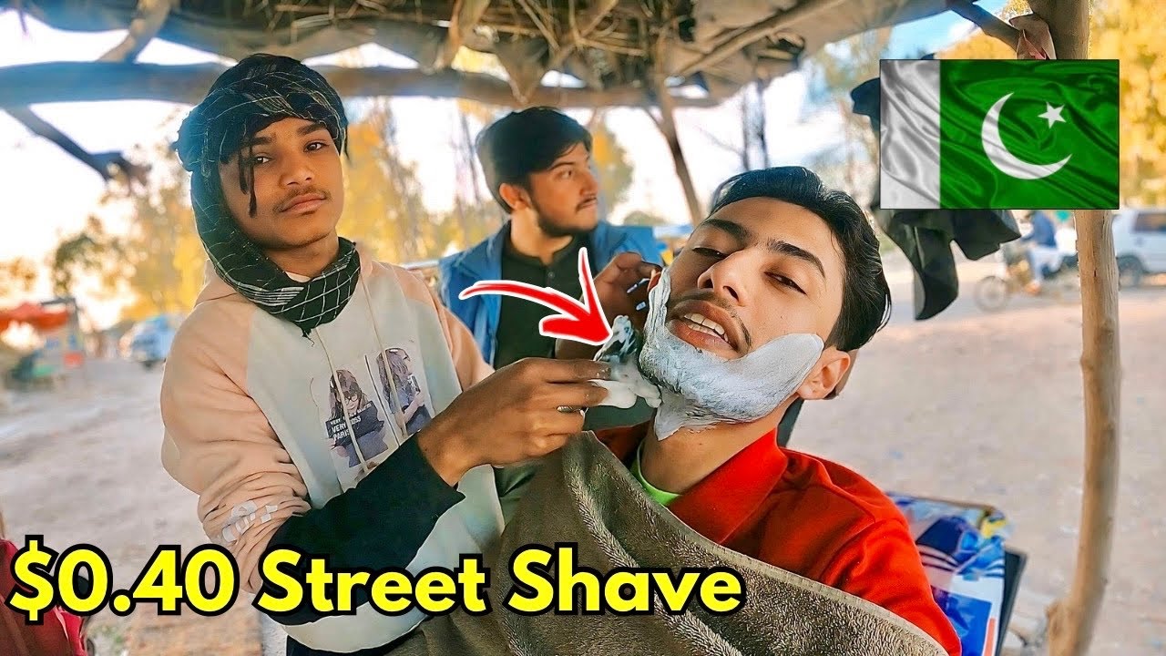 $0.40 Street Shave in Islamabad, Pakistan | Worst Experience Ever!