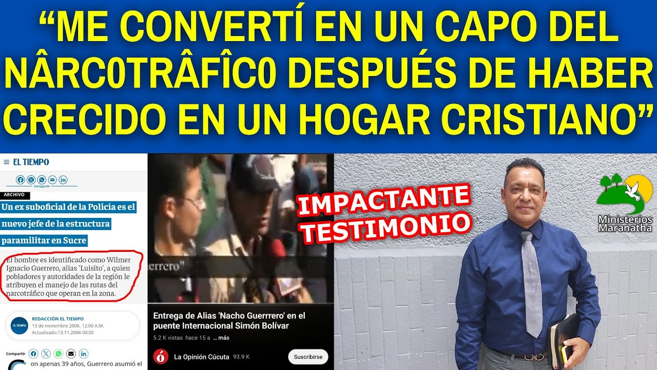 “ME CONVERTÍ EN UN CAPO DEL NÂRC0TRÂFÎC0 DESPUÉS DE HABER CRECIDO EN UN HOGAR CRISTIANO”