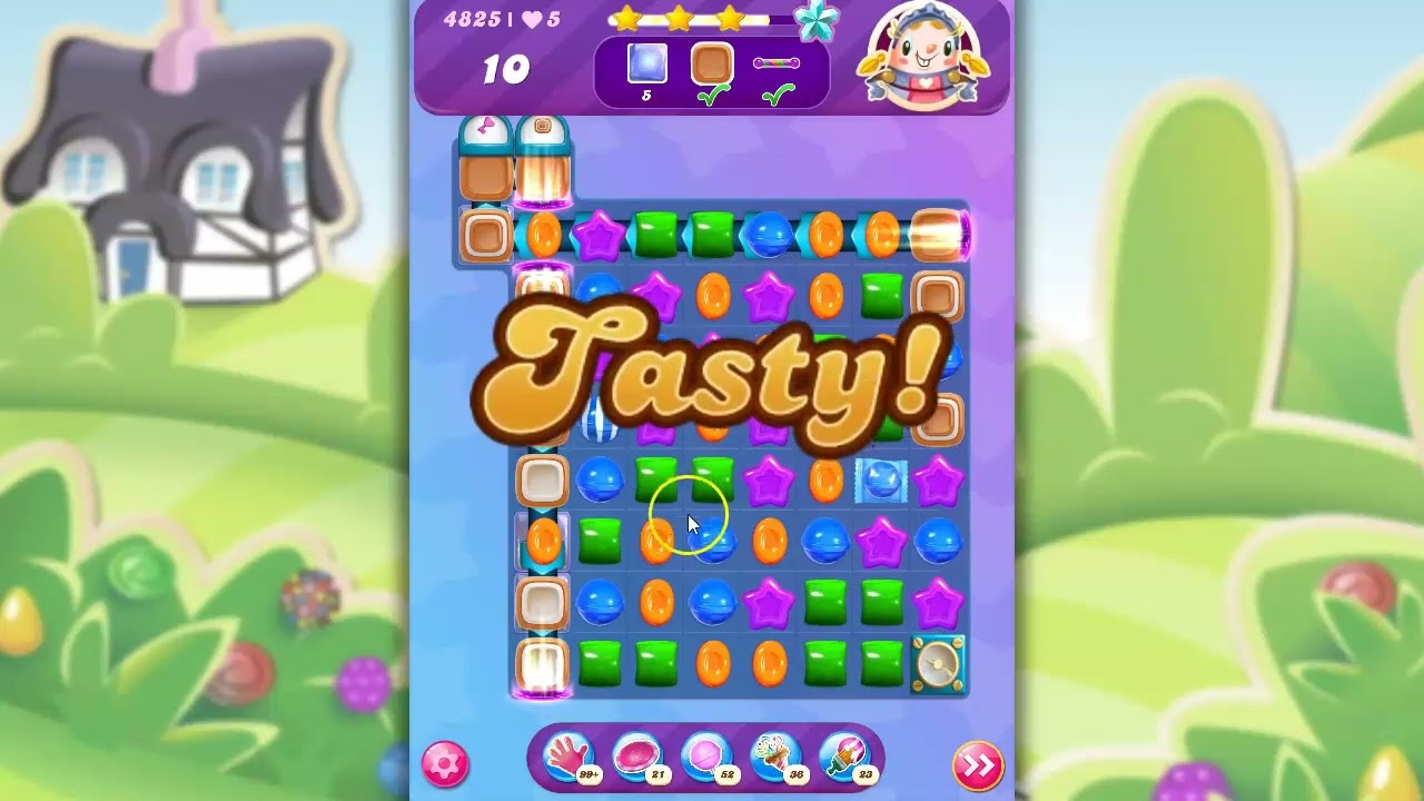 Candy Crush Level 4825 Talkthrough, 27 Moves 0 Boosters