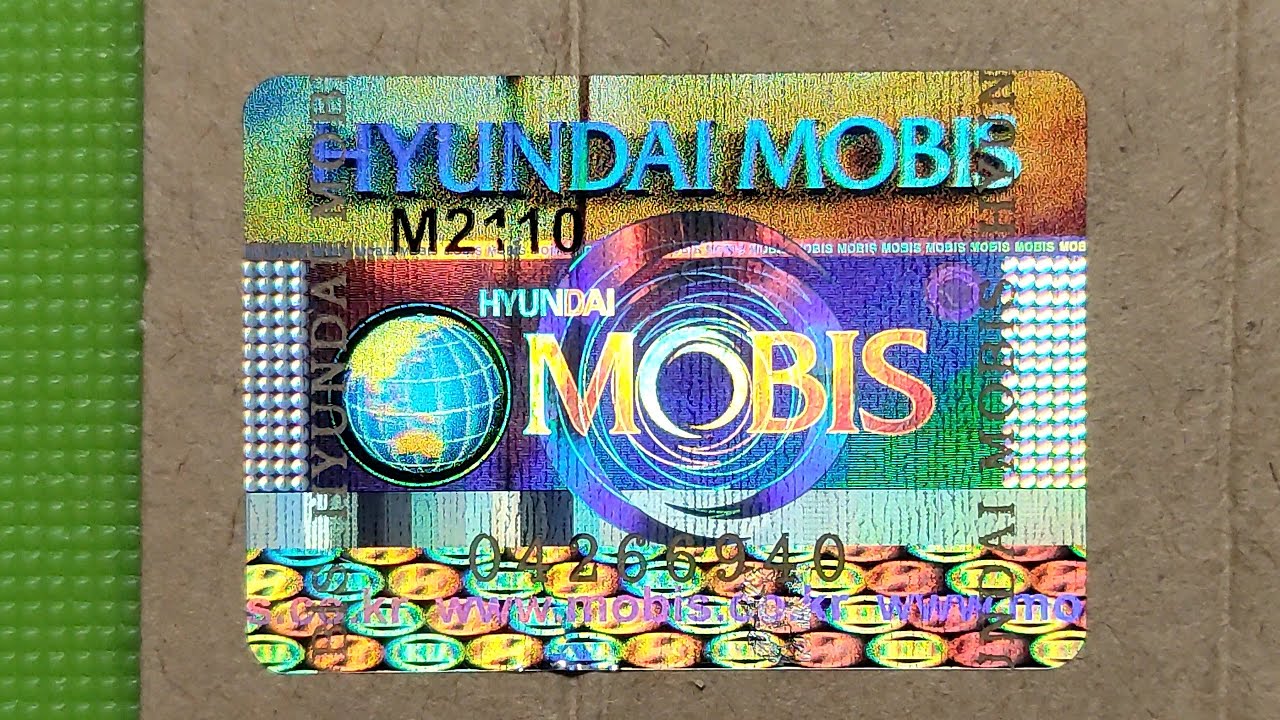 Голограмма MOBIS отличия оригинала от подделки | MOBIS hologram original vs fake