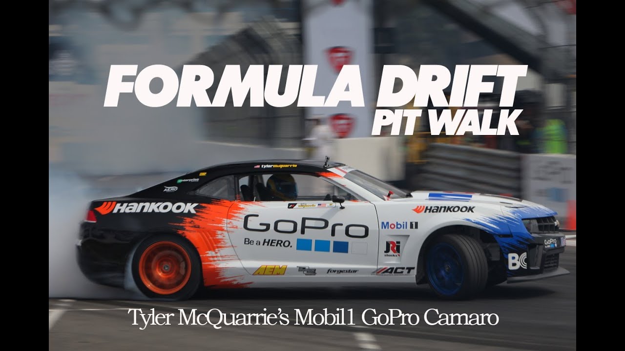 Formula Drift: Tyler McQuarrie - AEM Infinity LS7 V8 GoPro Camaro - Pit Walk Ep.1