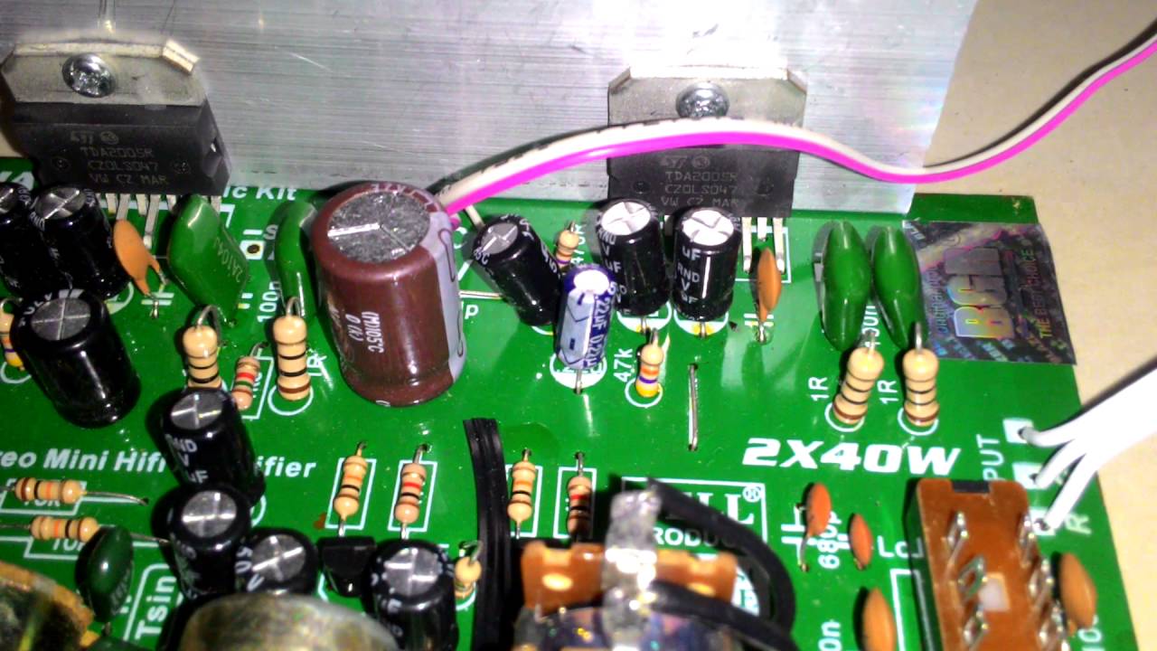 Review Mini Amplifier TDA2005 With adaptor 12V/2A part 2