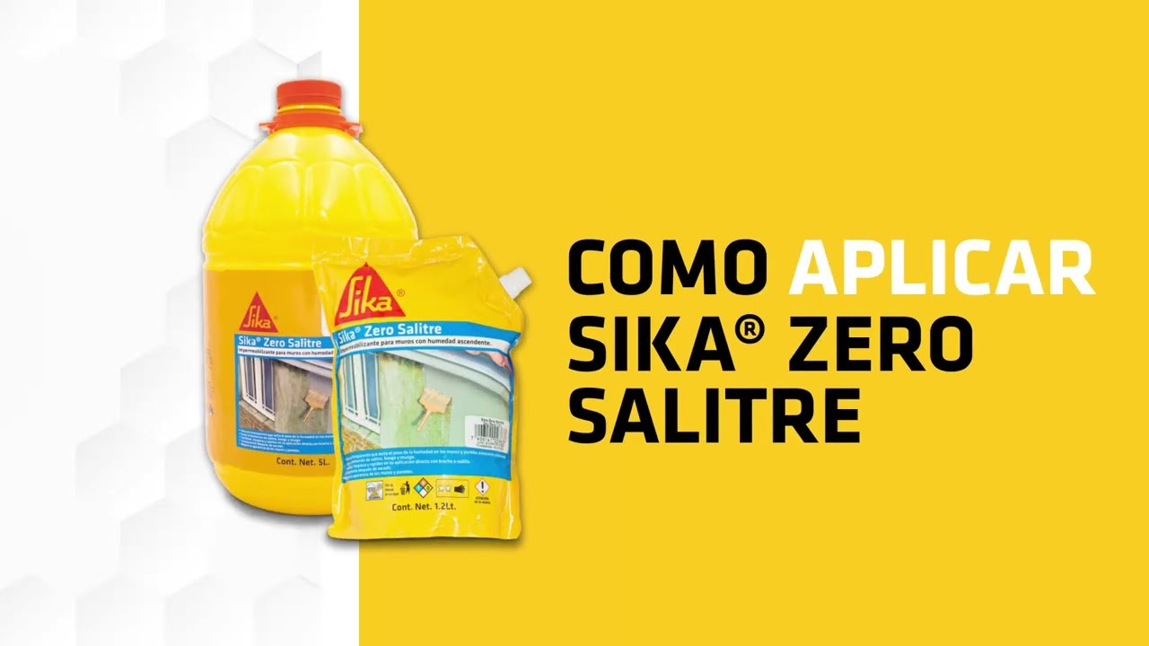 Elimina el salitre de tus paredes con Sika&reg; Zero Salitre