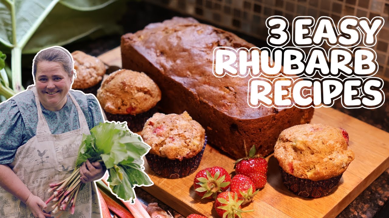 3 Must-Try Rhubarb Desserts For Spring - Mennonite Recipes
