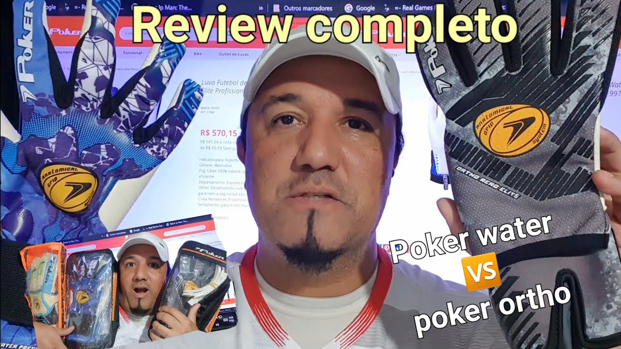 LUVA POKER WATER PRECISION WCG 4MM VS POKER WATER ORTHO 3. REVIEW E ANÁLISE COMPLETA