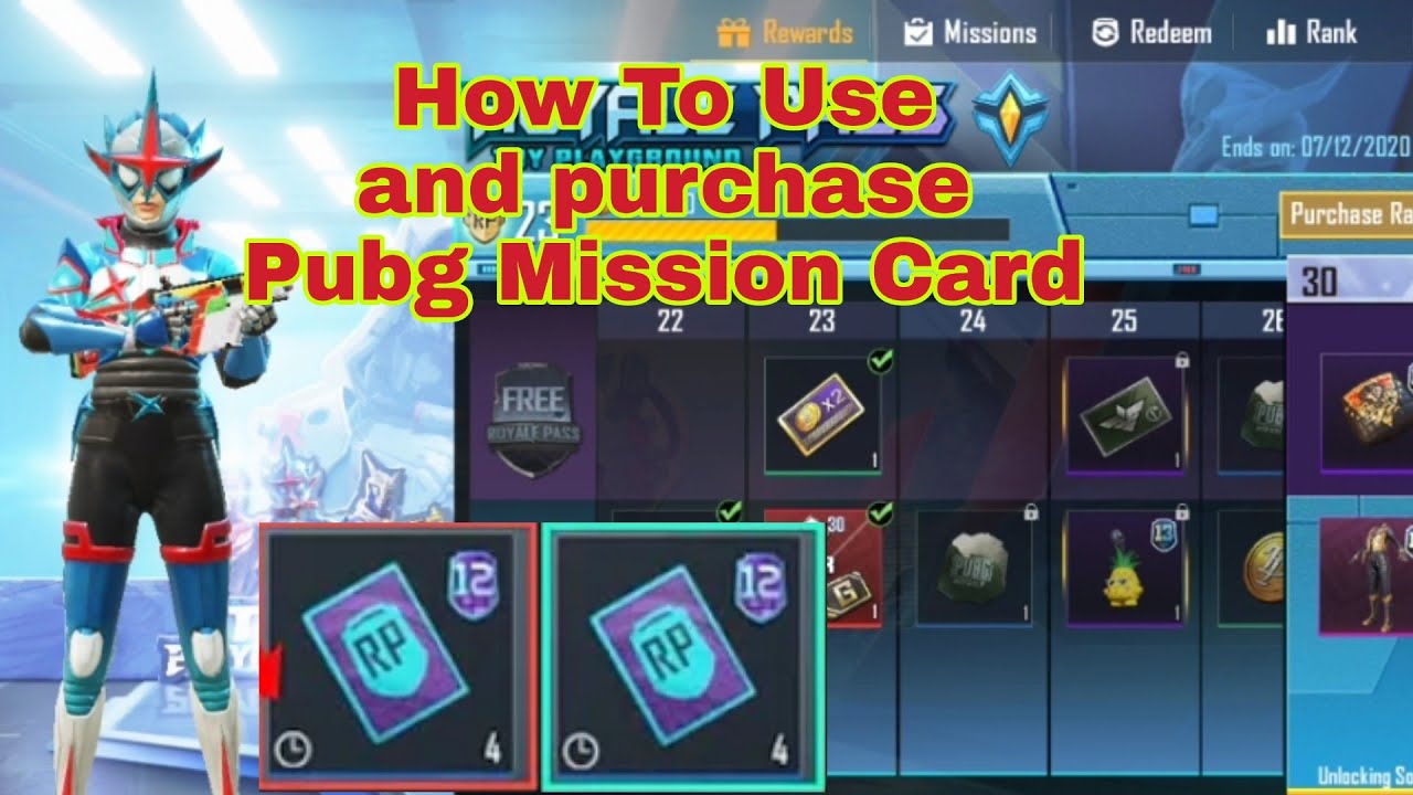 How To Get and Purchase Pubg Mission Card | Free Rp Mission Card Season 13
