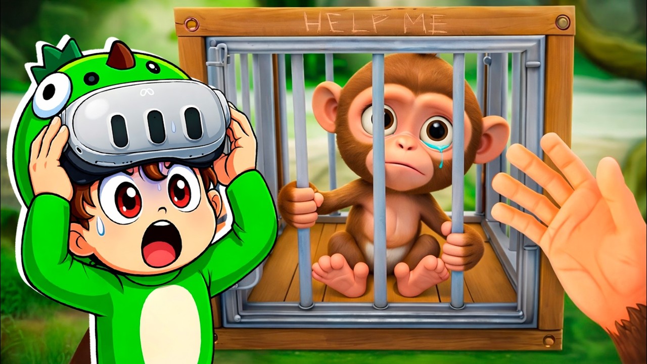 AYUDA AL MONO A ESCAPAR DEL ZOOLOGICO EXTREMO 🐒 | I AM MONKEY |  Dylan Juega