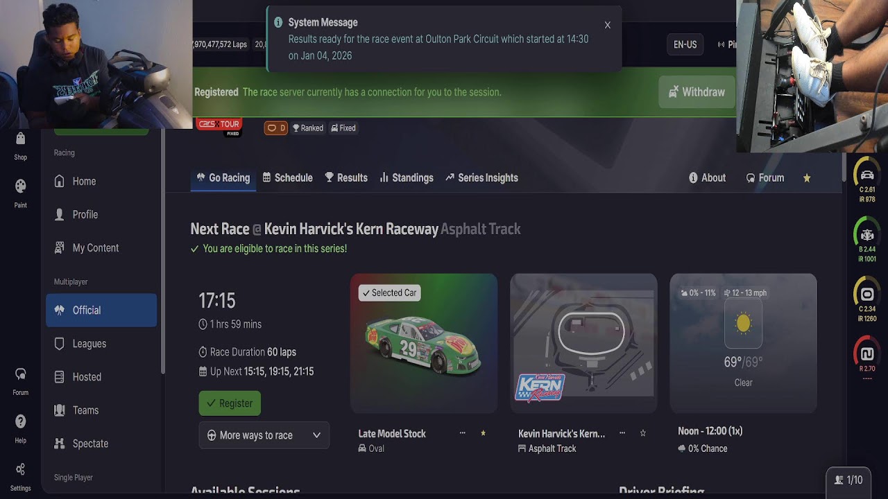 iRacing Official Series