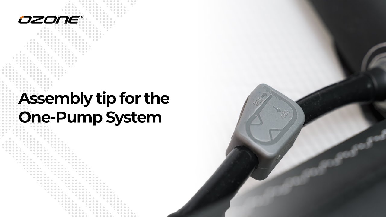 Assembly tip for the Ozone Kites One-Pump System