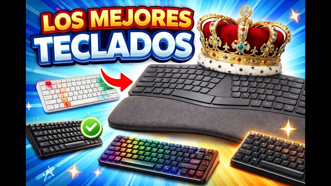 Los 5 Mejores Teclados Ergonómicos por Menos de 70€ en Amazon 2026 💻👑