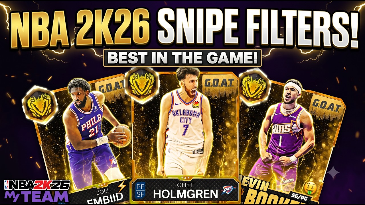 ЛУЧШИЕ фильтры снайпинга в NBA 2K26, чтобы ОЗОЛОТИТЬСЯ на суперпаках!