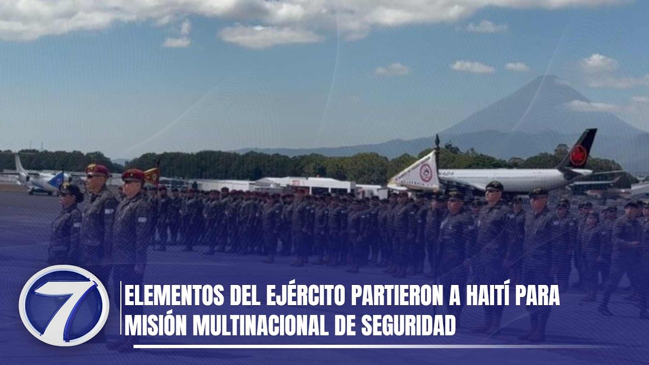 Elementos del Ejército partieron a Haití para misión multinacional de seguridad