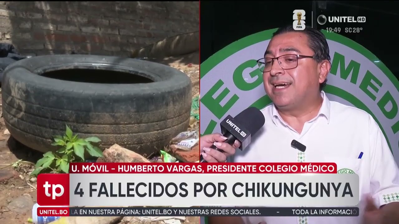 Colegio Médico reporta un cuarto fallecido por chikungunya en Santa Cruz