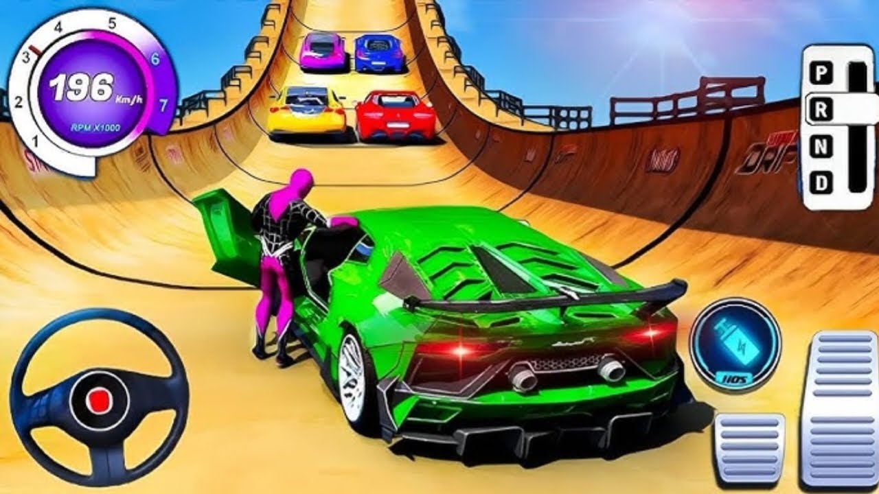 Ramp Car Racing 3D Gameplay _ endroid || Ramp Car Stunts Racing Video New Amazing Game Videos #2