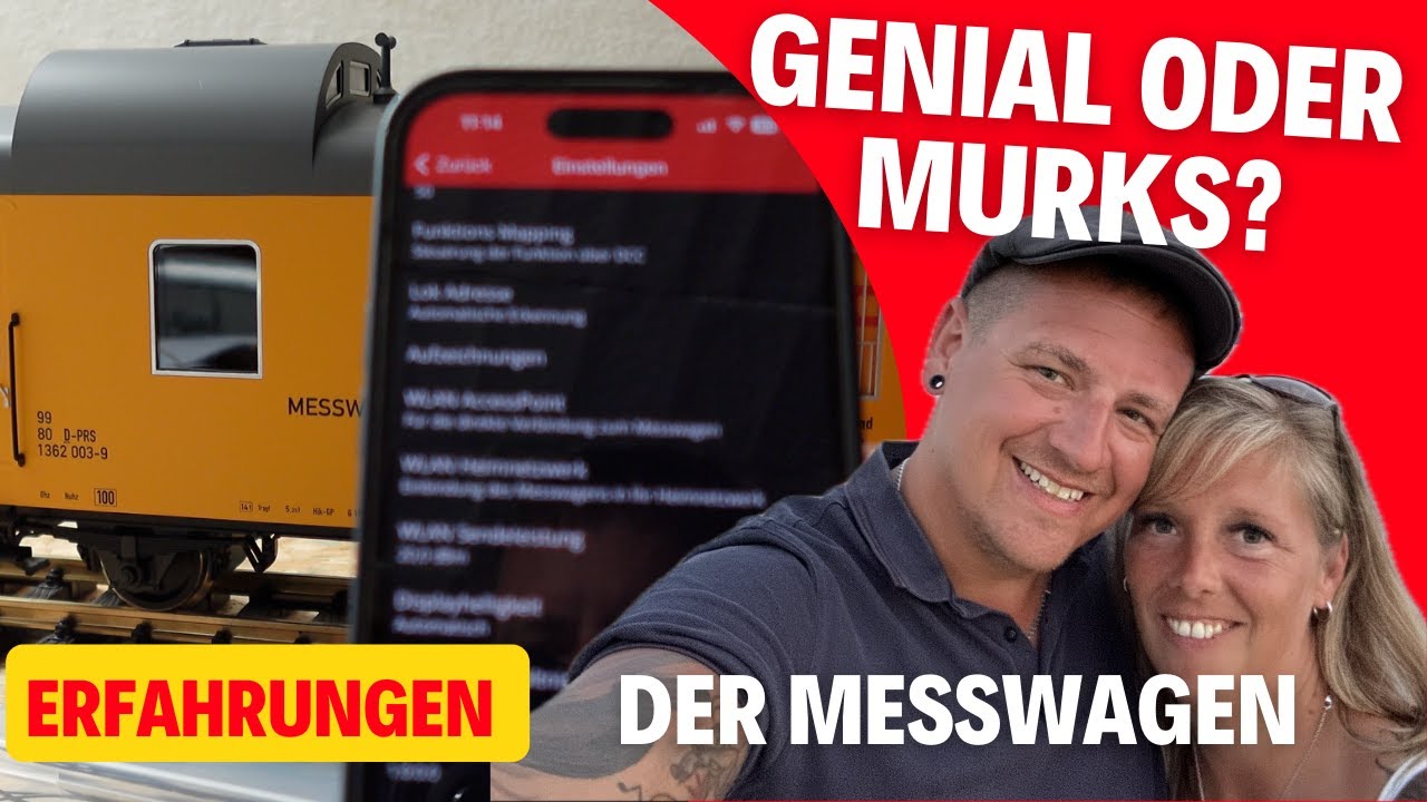 PIKO 37841 Messwagen Spur G - was kann der überhaupt? / LGB Gartenbahn Modelleisenbahn #147