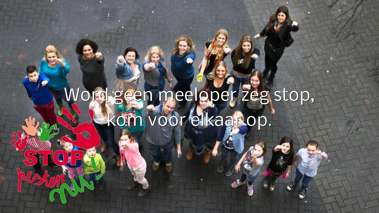 Stop pesten Nu (lyrics video) - Marq & Dennis (hét lied tegen pesten)