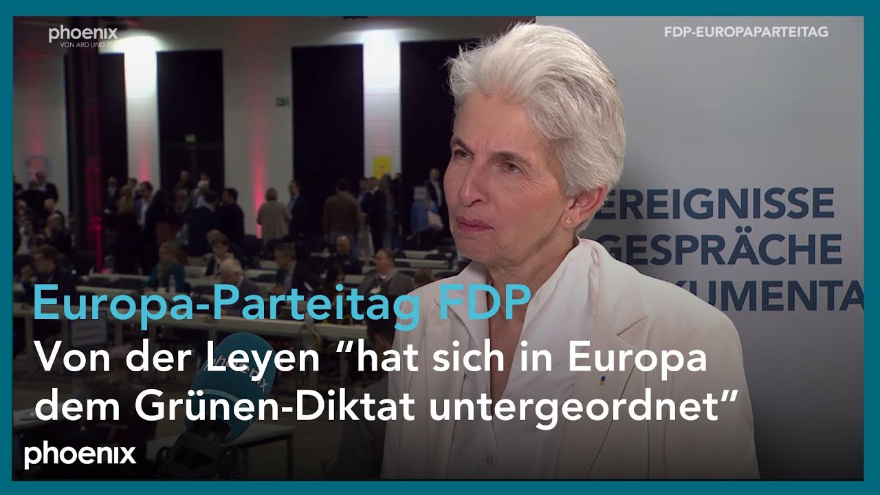 Europa-Parteitag FDP: Interview mit Marie-Agnes Strack-Zimmermann, 28.01.24