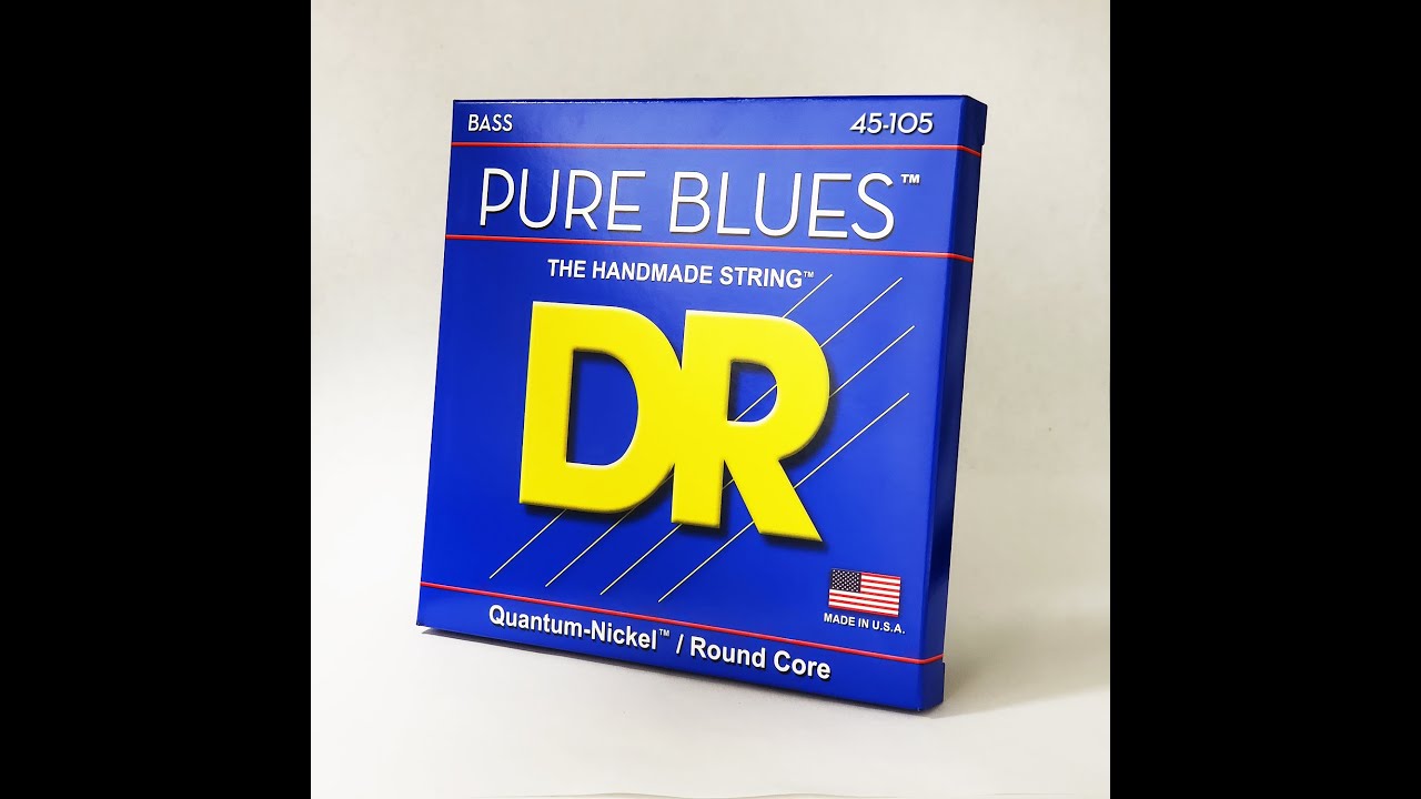 DR Pure Blues bass strings