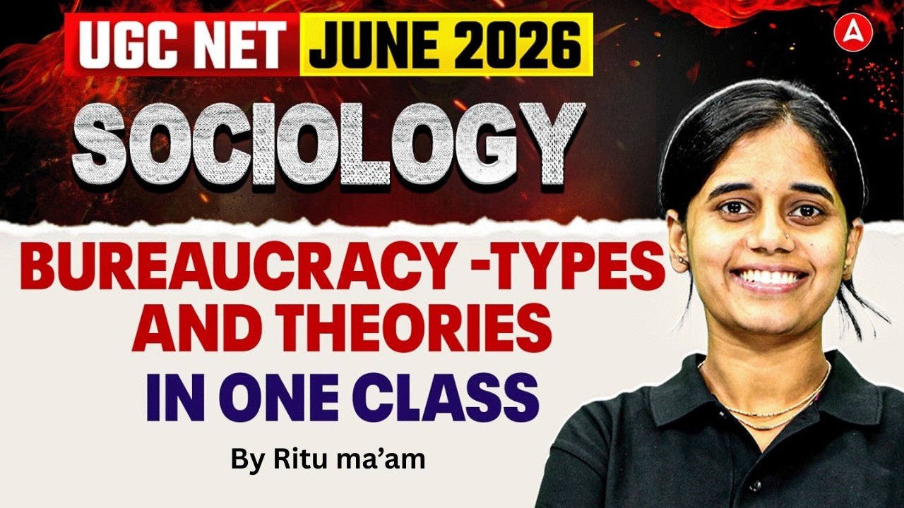 UGC NET Sociology | UGC NET Sociology Bureaucracy Types And Theories By Ritu Mam