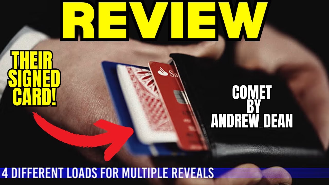 Comet by Andrew Dean Magic Review | Signed Card To Wallet!