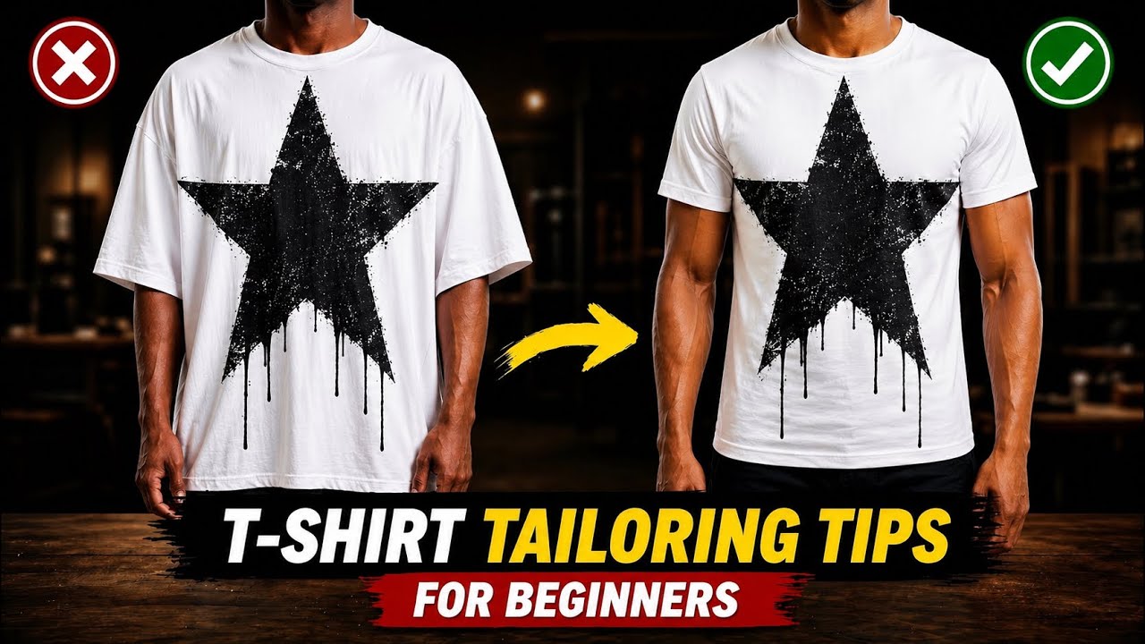 DIY Tailor ALL Your BAGGY T-Shirts In MINUTES