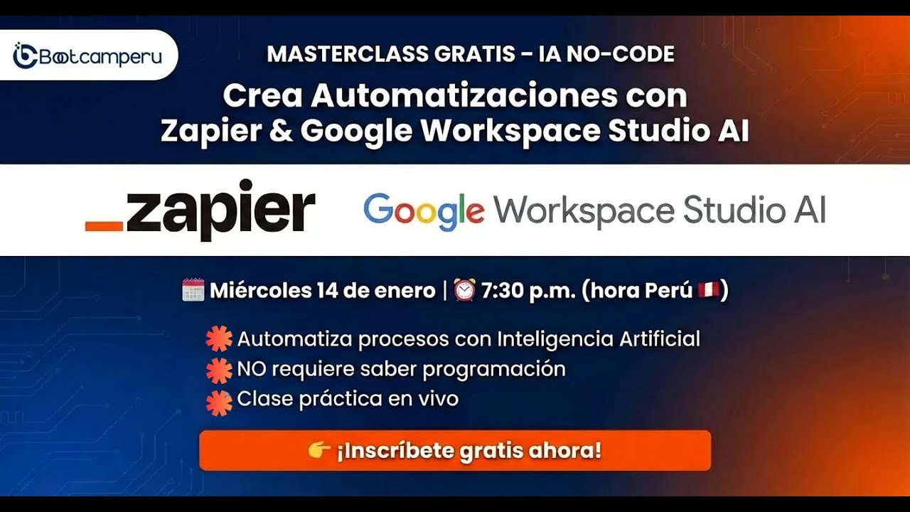 Masterclass Zapier & Google AI Studio