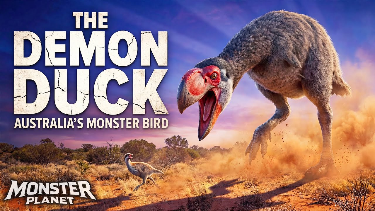 The “Demon Duck” of Miocene Australia: A 600kg Monster Bird That Could Crush a Car - Monster Planet