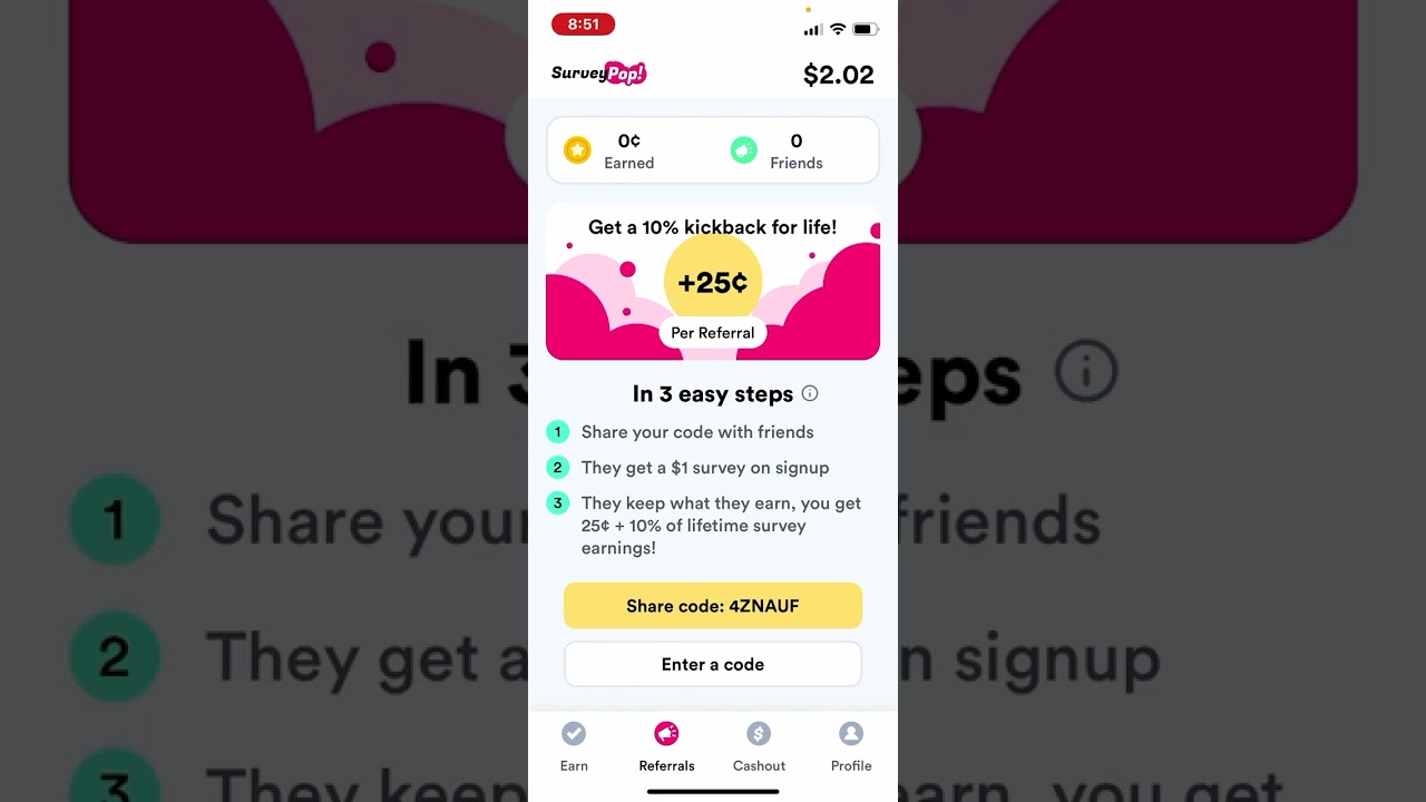 SURVEY POP! Earn money today
