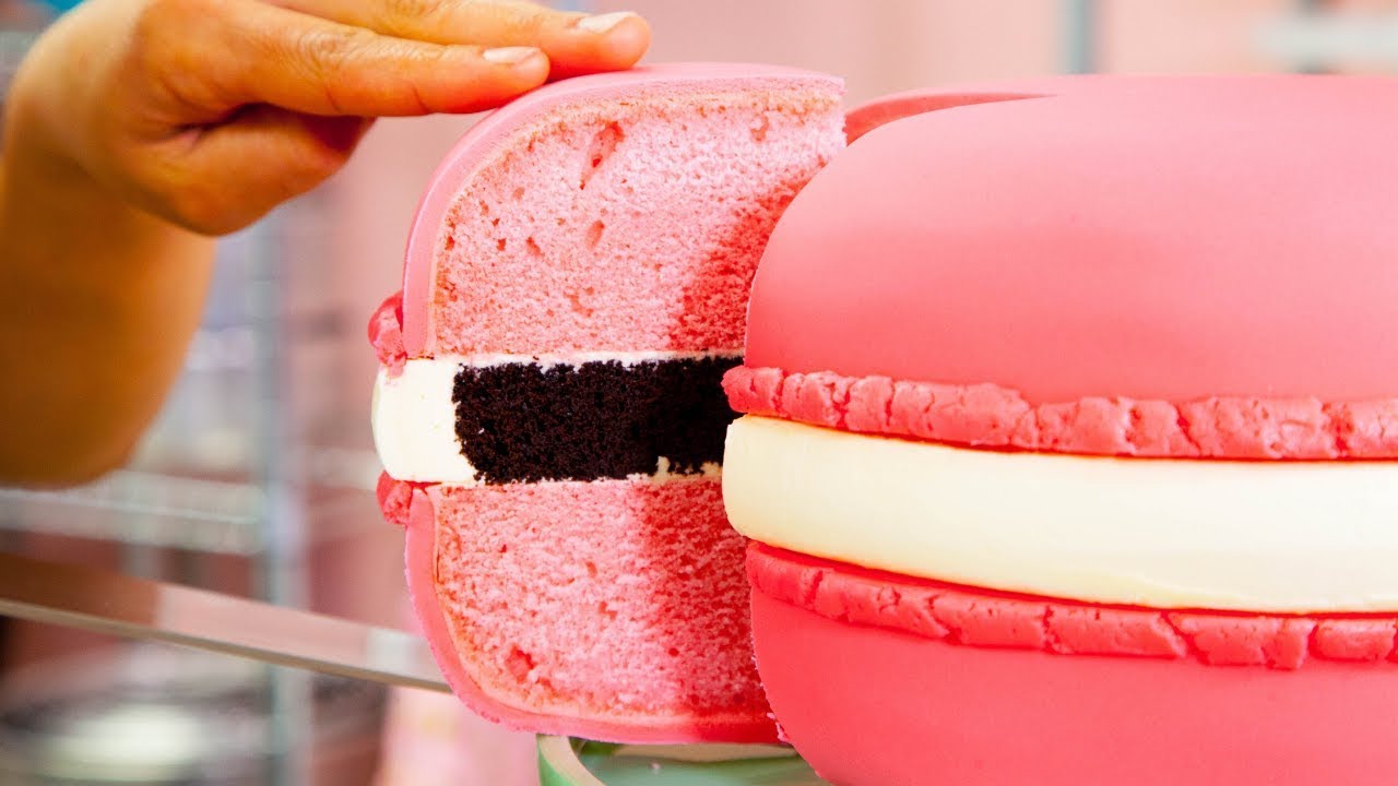 GIANT MACARON CAKE & More | Unique Valentine's Day Cakes | How To Cake It Step By Step