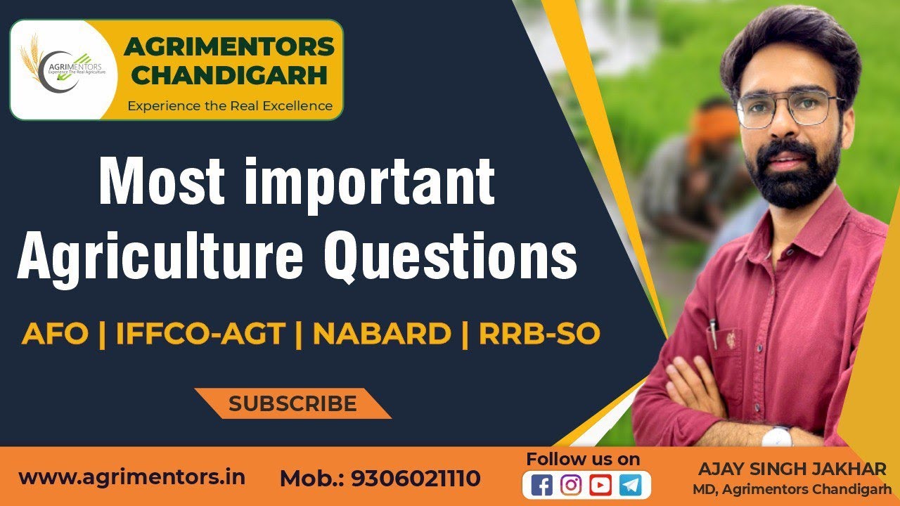 Exam Orieted Questions || Selective Questions with Best Explanation By Jakhar Sir || AFO || IFFCO