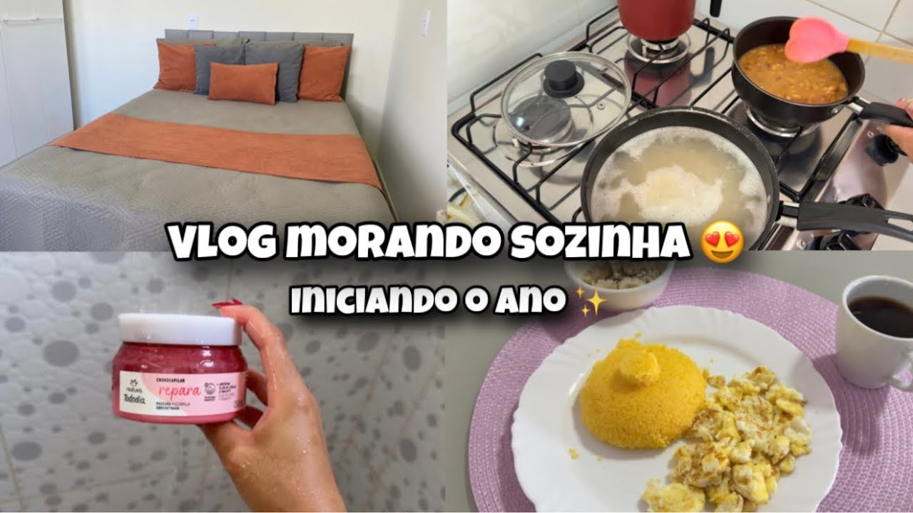 MEU DOMINGO MORANDO SOZINHA| Rotina, organização, almoço… 🥗😍✨