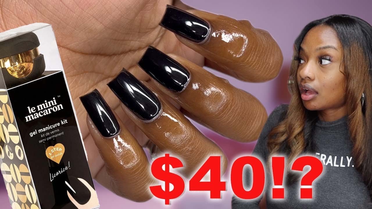 Doing my nails with a nail kit from target !
