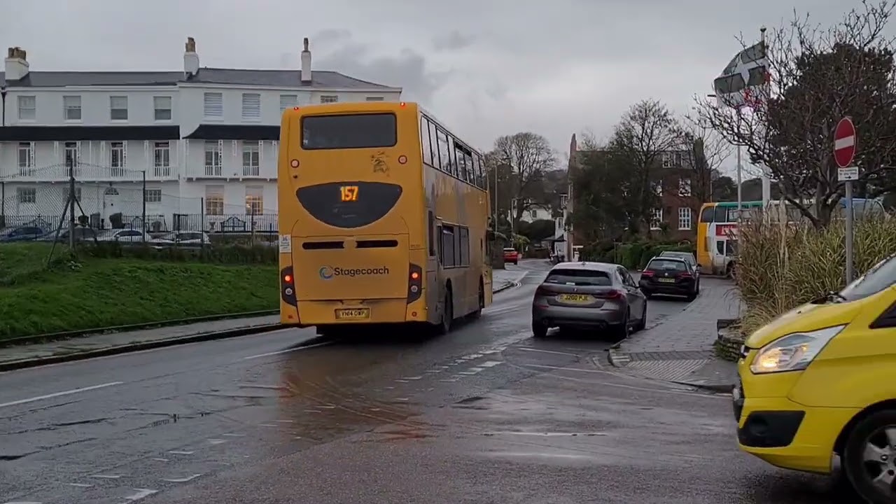Buses at Sidmouth Triangle (14/11/2025)