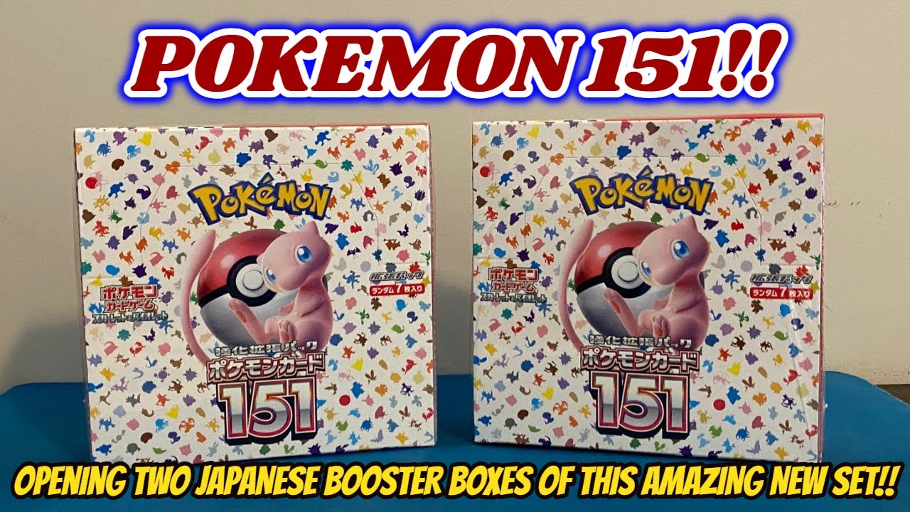 I opened TWO POKEMON 151 JAPANESE BOOSTER BOXES!! (pokemon card opening)