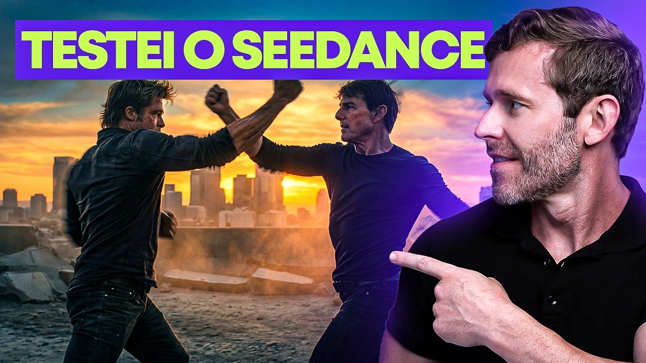 Como Usar o SeeDance 2 0 de GRAÇA — A IA de Vídeo que Superou Todas as Outras