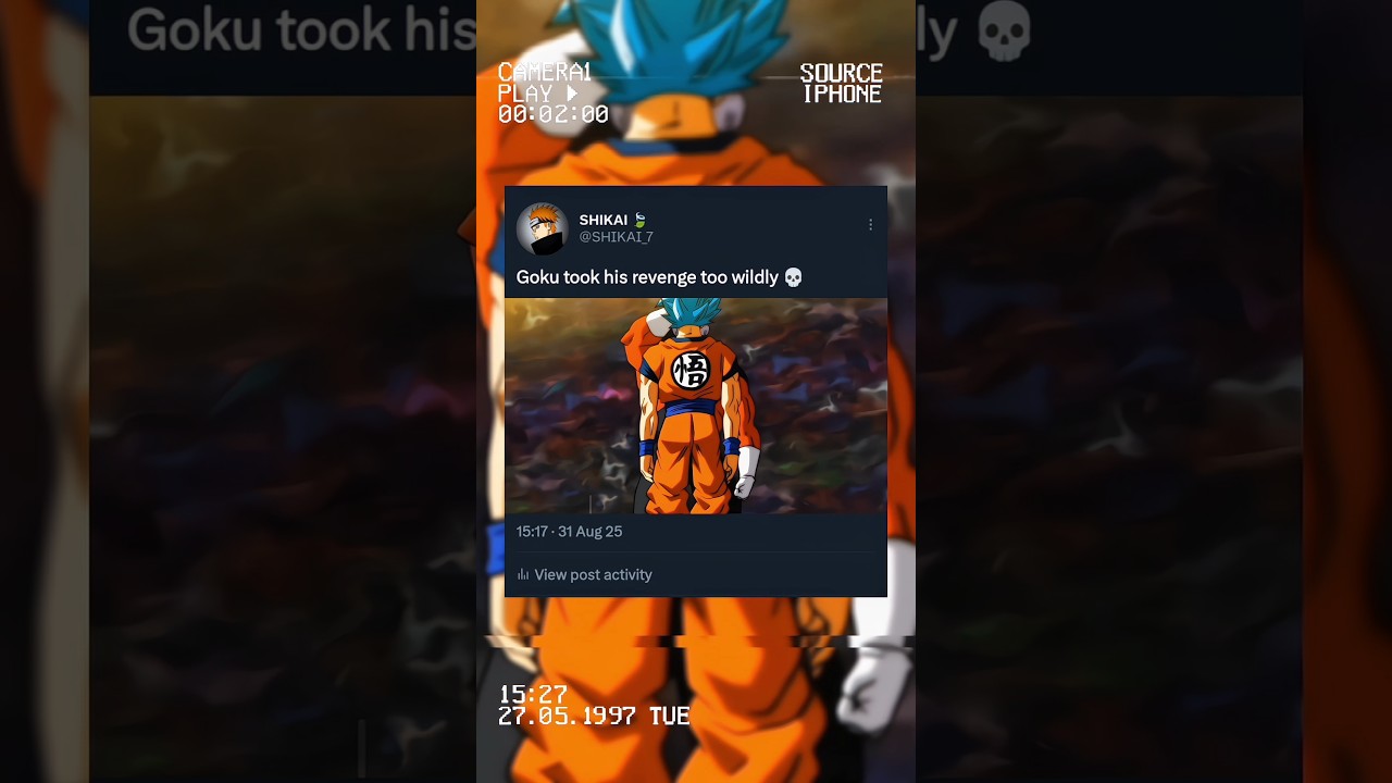 Goku took his revenge too wildly 💀 