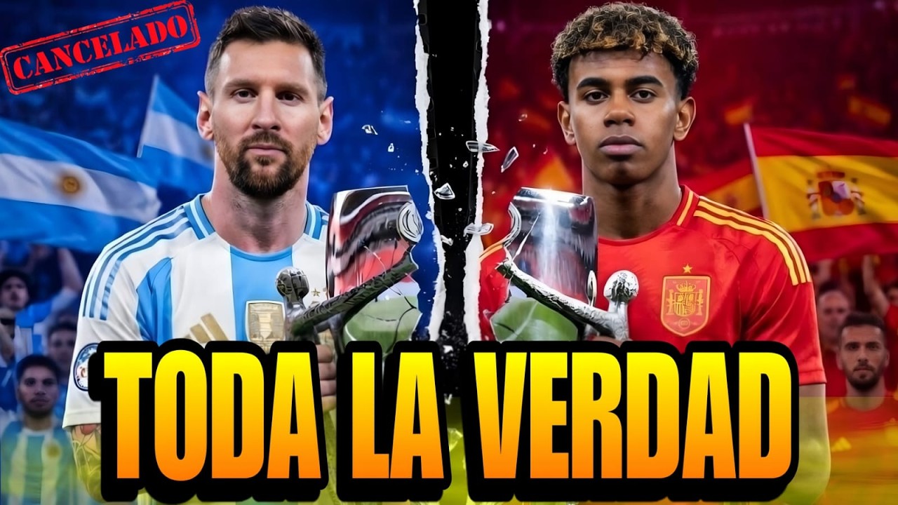 🚨 MESSI NO JUGARÁ la FINALISSIMA por que se CANCELO ❌️ Vergüenza la organización de UEFA y CONMEBOL💥