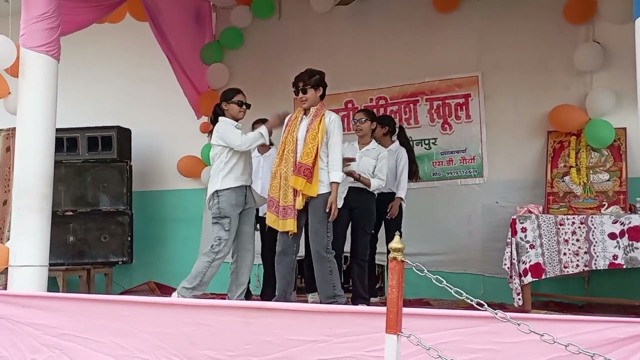 Saraswati English School ♥️ best mix dance performance 