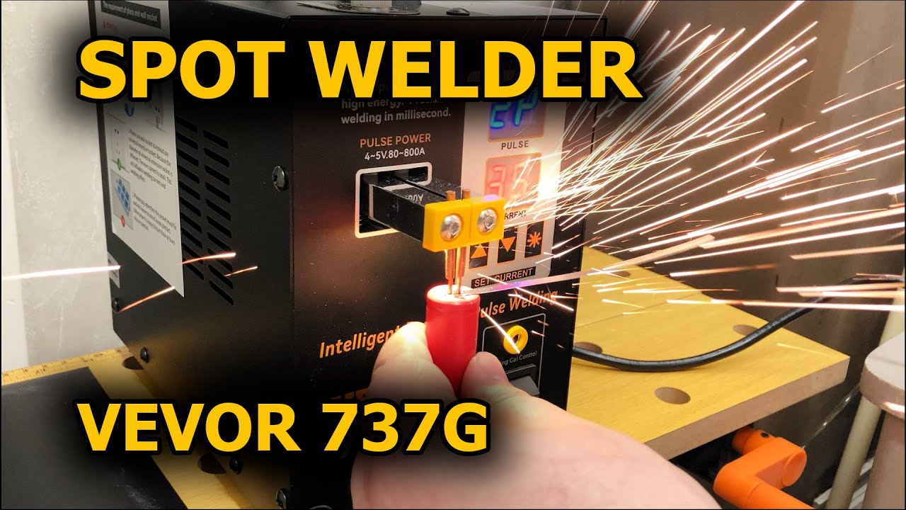 Testing the VEVOR 737G Spot Welder for DIY Lithium Battery Packs