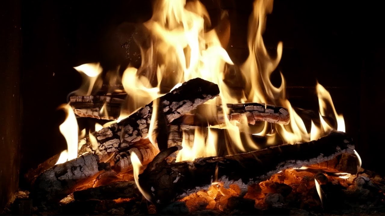 REAL Fireplace with Crackling Fire Sounds 🔥 Cozy Ambience for Relax, Sleep & TV