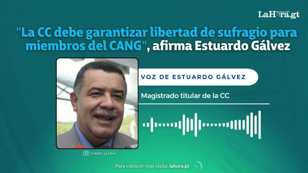 Estuardo Gálvez se pronuncia por allanamientos del MP en centros de votación del CANG.